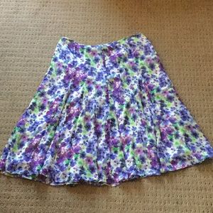 Flowery skirt